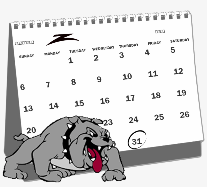 Calendar Clipart - Desk Calendar Clipart Png, transparent png download