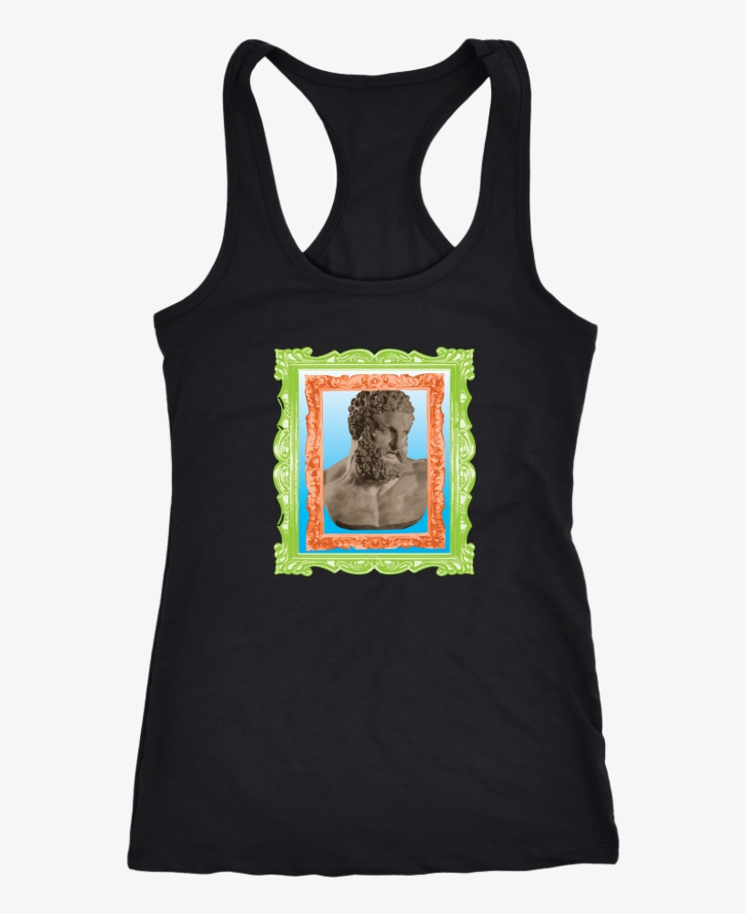 Awesome Statues In Neon Frames Tank & Tee, Many Colorways - Shirt, transparent png download