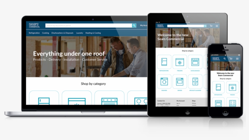 Sears Commercial Portfolio - Website, transparent png download