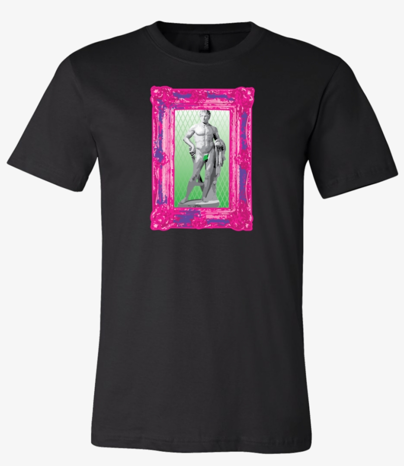 Cool 80's Retro Neon Greek Framed Techno Mix Tee Shirt - Shirt, transparent png download