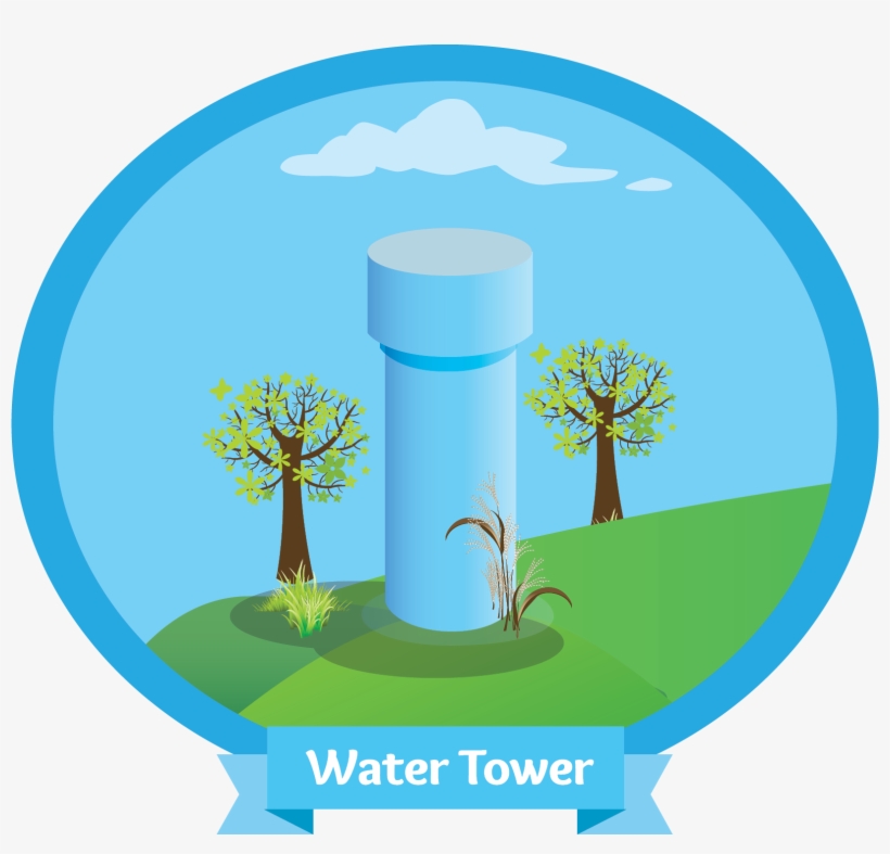 Urban Water Cycle - Illustration, transparent png download