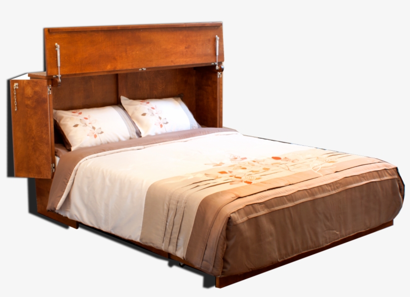 Style Bed With Cabinet, transparent png download