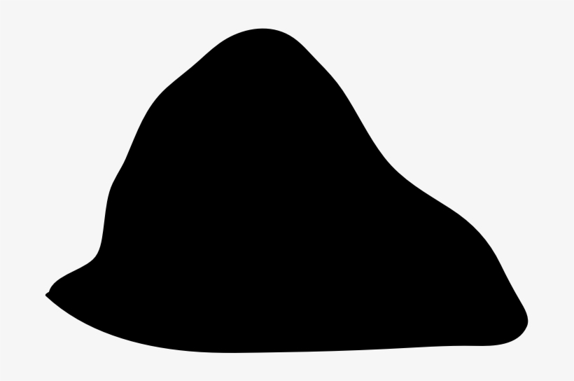 Rock Clipart Royalty Free Public Domain Clipart Ejz8ph - Rock Black And White Png, transparent png download