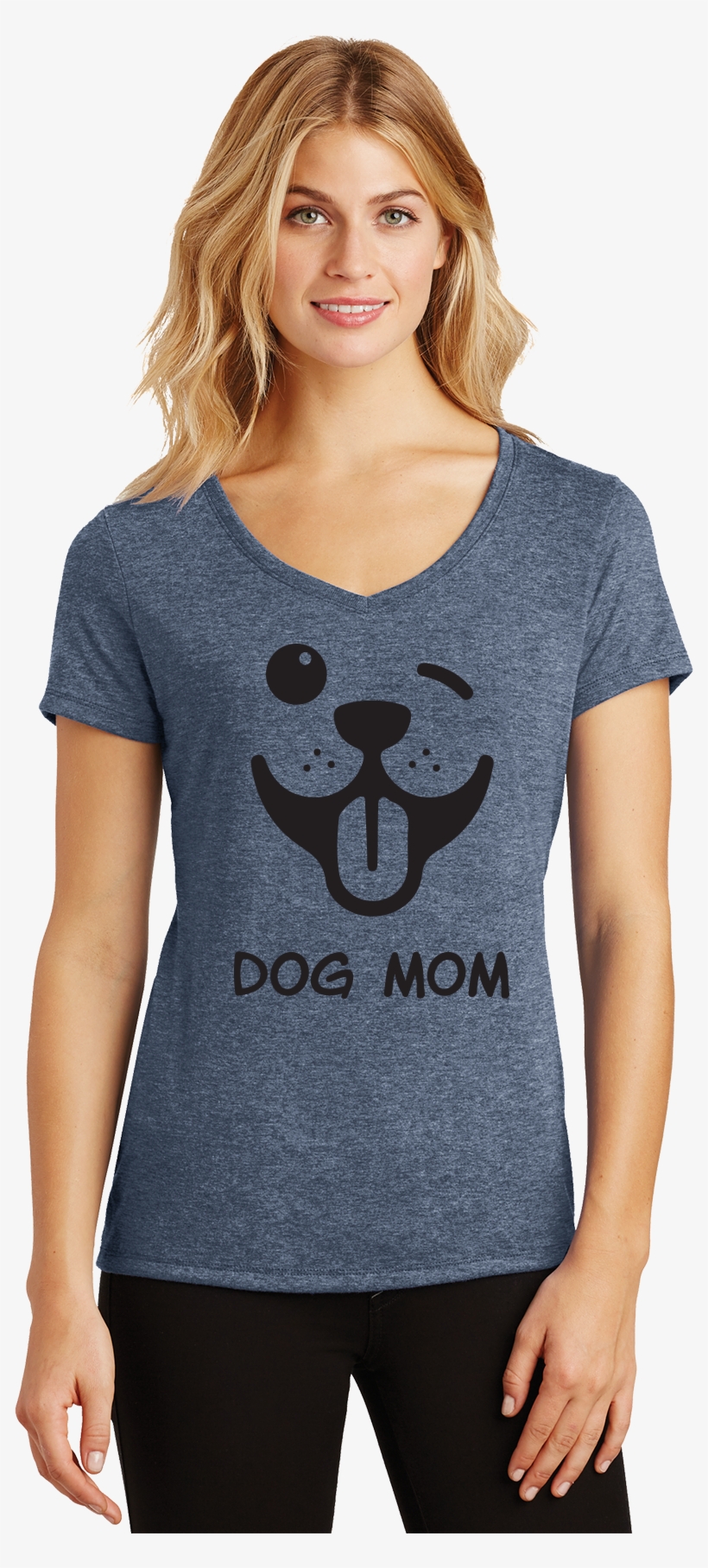 Email A Friend - District Made Dm1350l Ladies Perfect Tri V-neck Tee, transparent png download