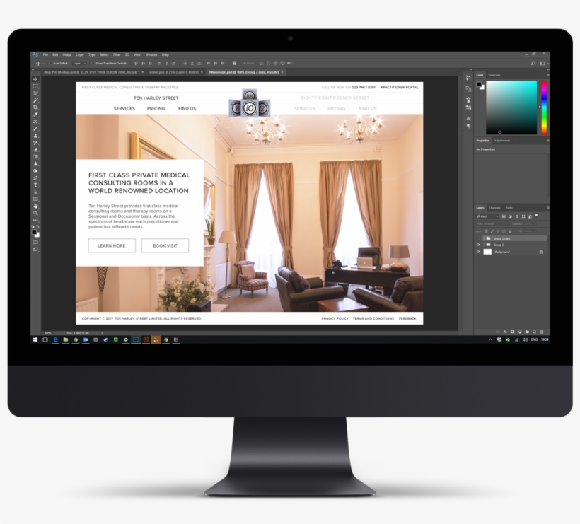 Imac Pro Mockup - Computer Monitor, transparent png download