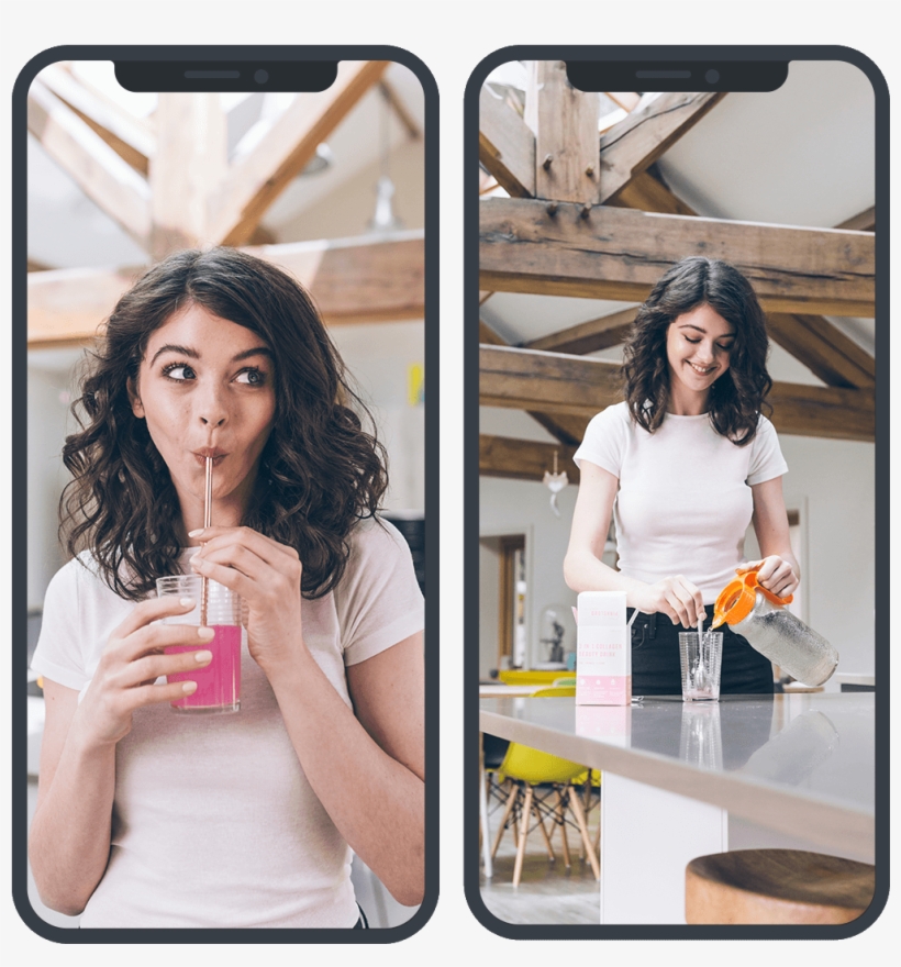 Pink Cloud Beauty Content Image - Girl, transparent png download