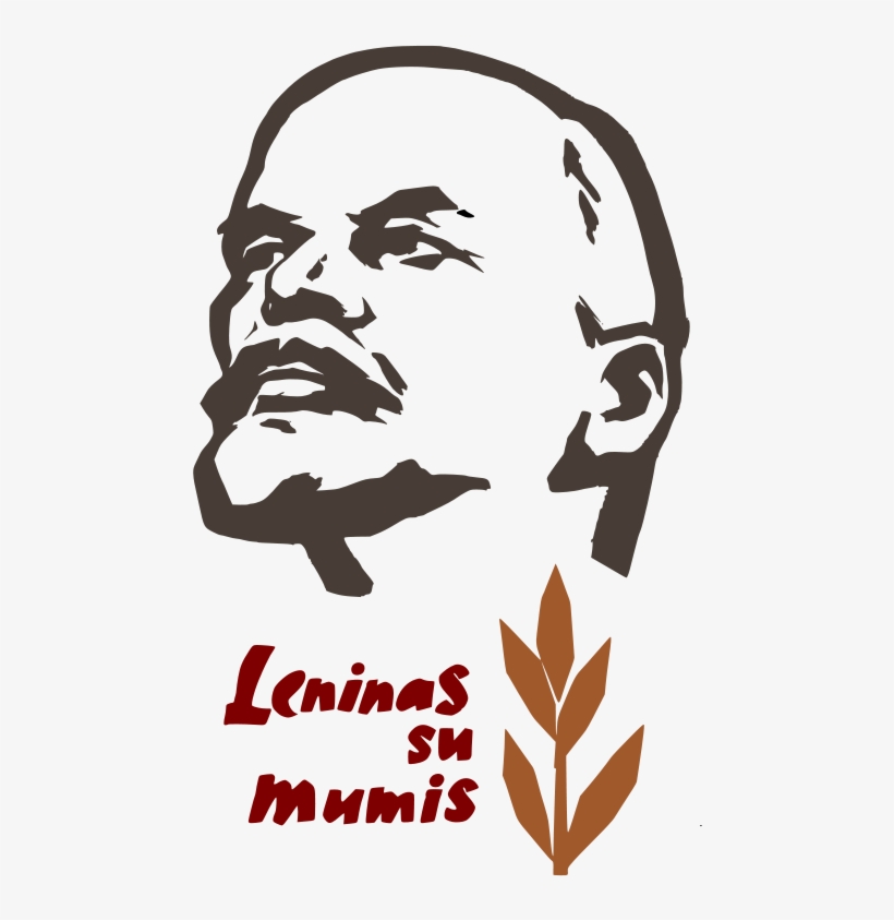 Lenin Free Leninas Su Mumis - Communist Cold War Propaganda Poster, transparent png download