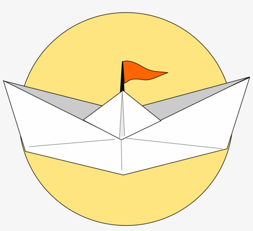 Paper Origami Computer Icons Boat Ship - Clip Art, transparent png download
