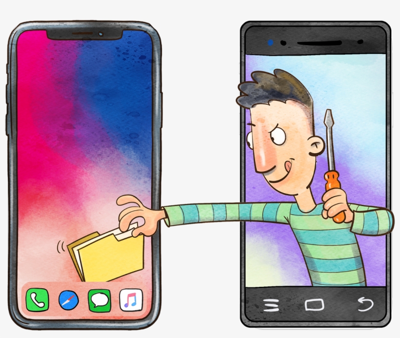 10 Clear Signs That Your Phone Was Hacked - Smartphone, transparent png download