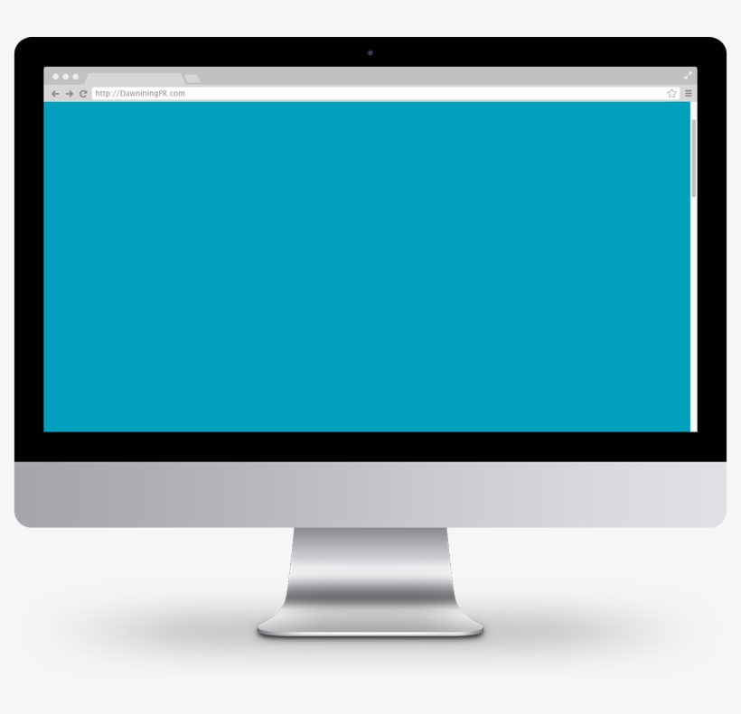 Imac 27 Mockup - Computer Monitor, transparent png download