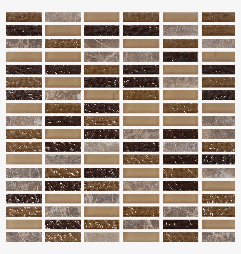 Emperador Rain Straight Stack 5/8″ X 2″ - Paint Color Samples, transparent png download