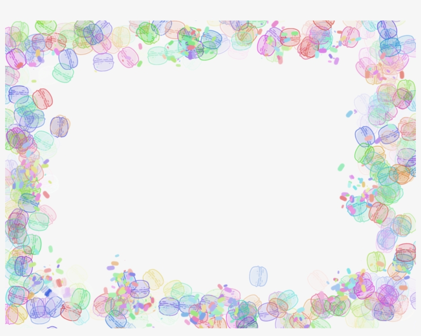 Image Library Macaron And Frame By T H E - Picture Frame, transparent png download