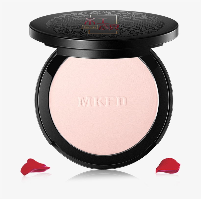 Meikang Acridine Rose Powder White Powder Lasting Makeup - Foundation, transparent png download