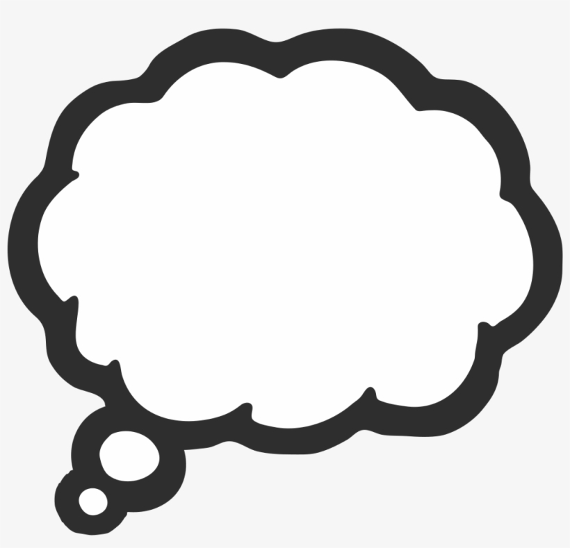 File - Emoji U1f4ad - Svg - Thought Balloon, transparent png download