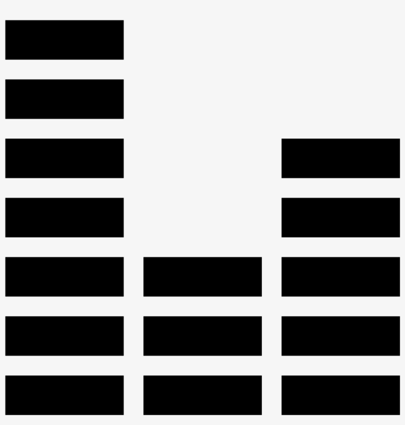 Audio Wave 2 Icon - Monochrome, transparent png download