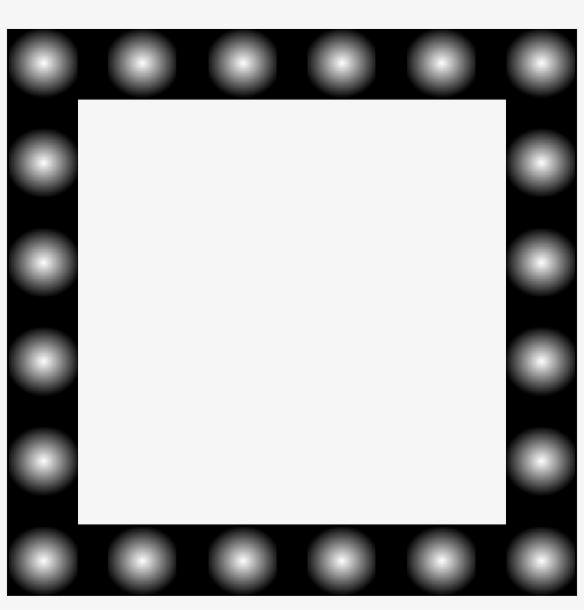 Cadre Miroir Illuminée - Moldura Espelho Camarim Png, transparent png download