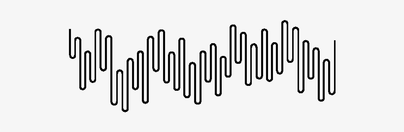 Adesivo De Parede Ondas Sonoras - Onda Sonora Branca Png, transparent png download