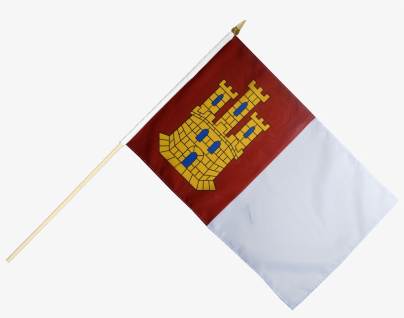 Spain Castile-la Mancha Hand Waving Flag - Bandera De Castilla La Mancha, transparent png download