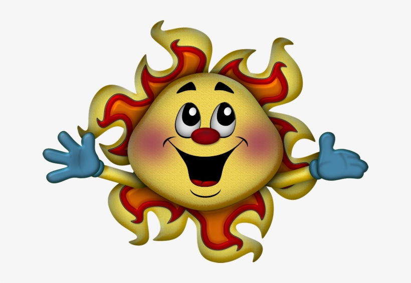 Sol, Lua, Nuvem E Etc - Cartoon, transparent png download