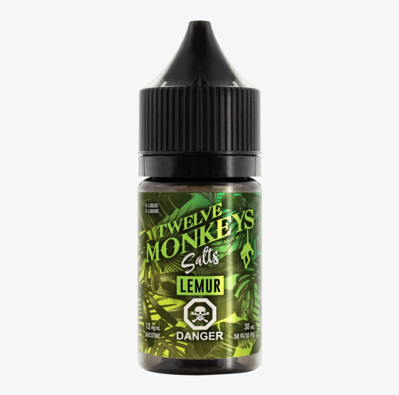 Lemur Nic Salt Ejuice - Twelve Monkeys Juice Salt Nic, transparent png download
