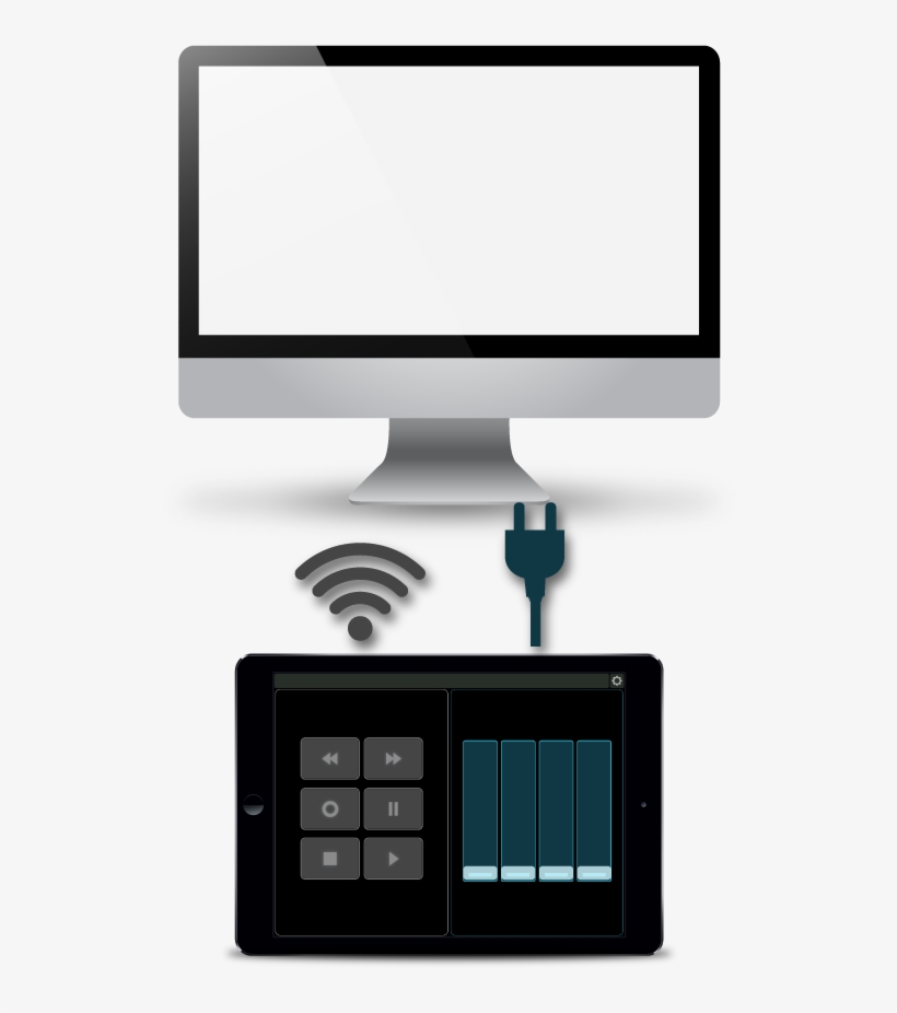 You Can Even Swap Around Your Midi Connections Without - Led-backlit Lcd Display, transparent png download