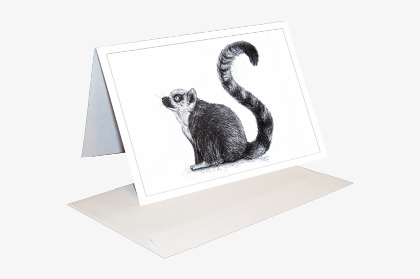 Lemur Inkling Greeting Card - Ground Squirrels, transparent png download