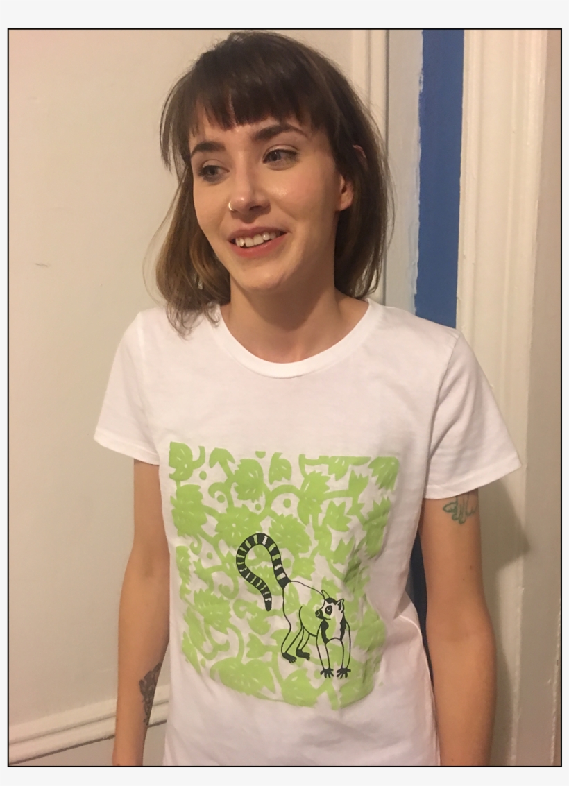 Lemur Tee Shirt - Girl, transparent png download