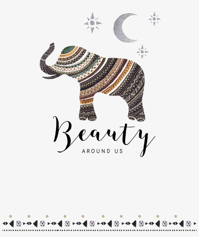 Transparente Ornamento Png Para - Elephant Yoga Mat, transparent png download