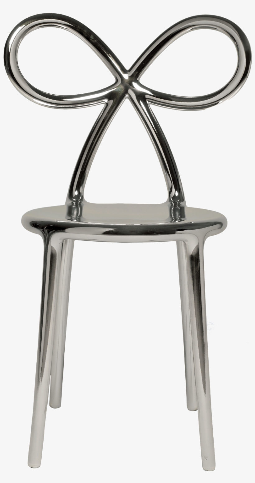 10 Qeeboo Ribbon Chair Metal Finish By Nika - Ribbon Metal Chair, transparent png download