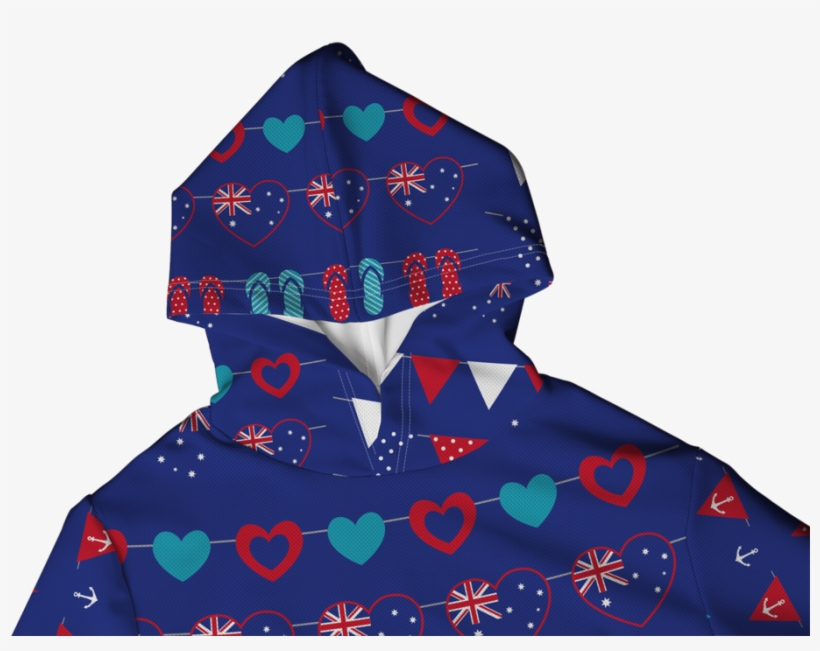Australian Flag Of Loves Lightweight Sun Hoodie - Hoodie, transparent png download