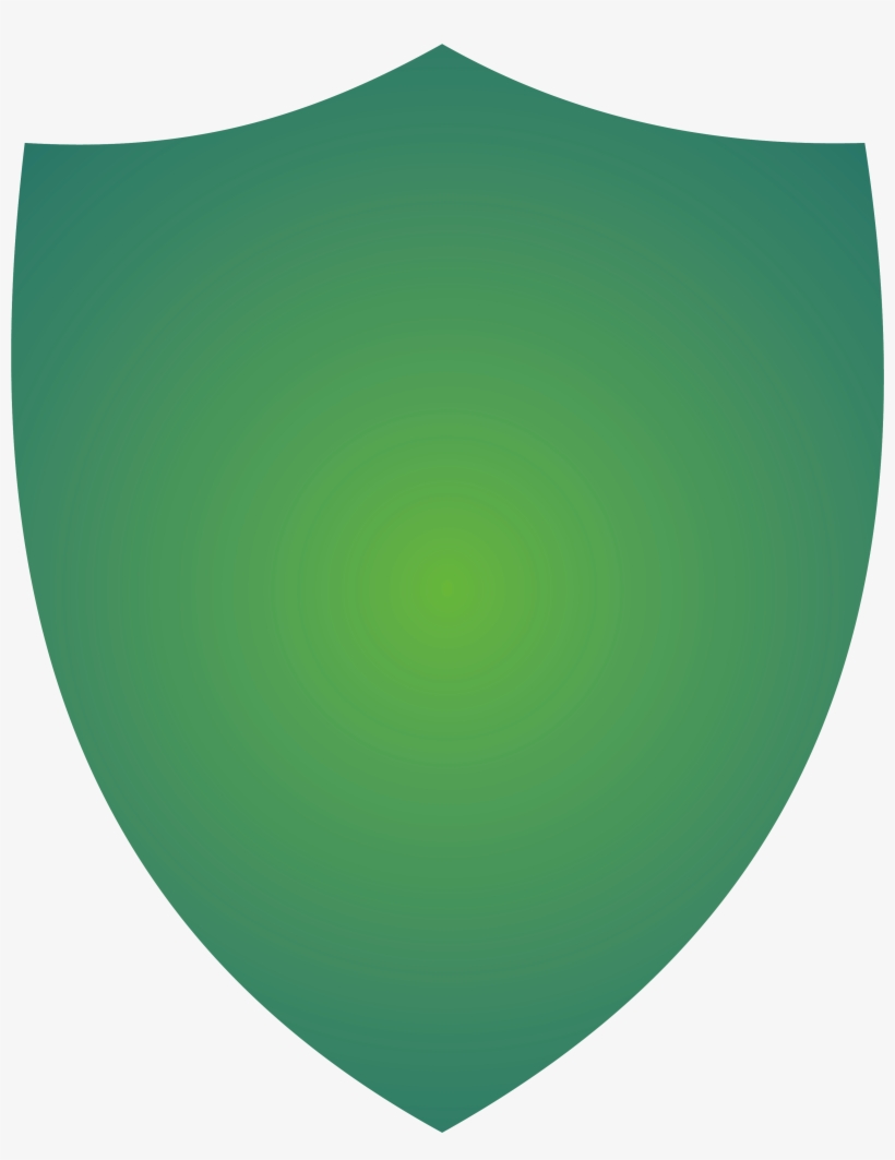 Banner Transparent Shield Flat Design Green Transprent - Umbrella, transparent png download