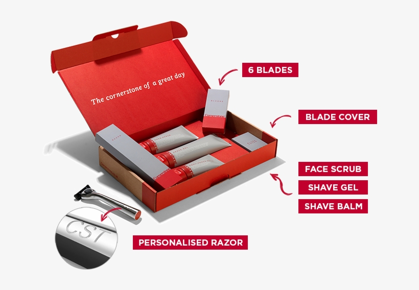 [christmas Gift For Men] Cornerstone Barber Kit-listingsgo - Box, transparent png download