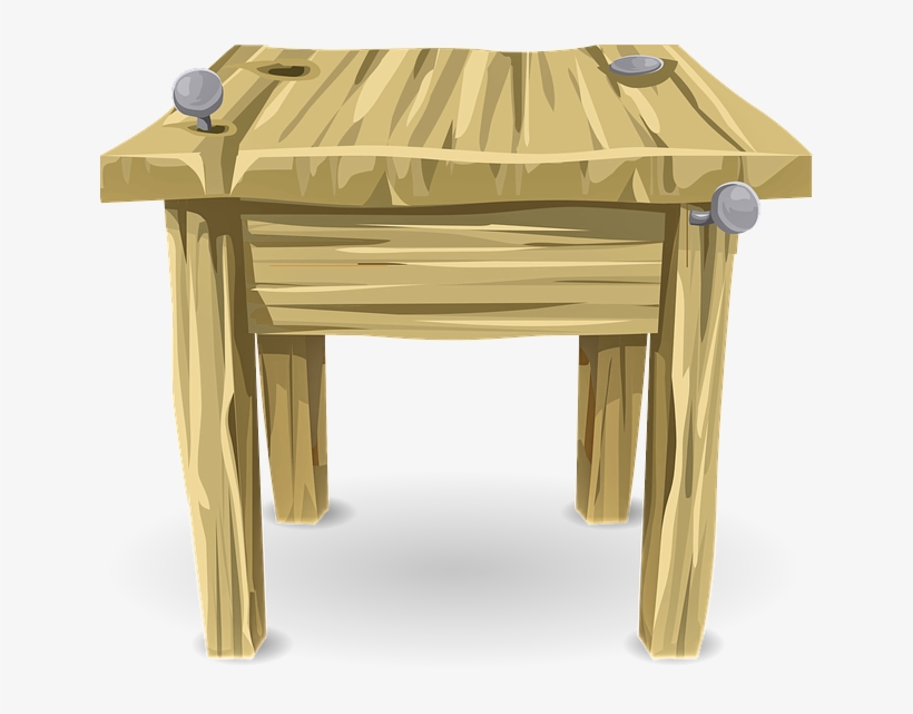 Mesa De Madeira Em Png - End Table, transparent png download