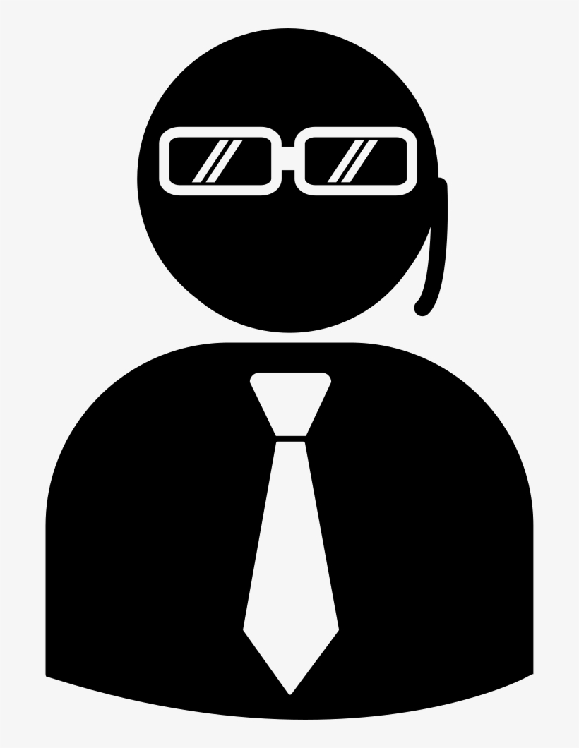 Security Agent With Earpiece Wearing Suit And Tie Comments - Emblem, transparent png download