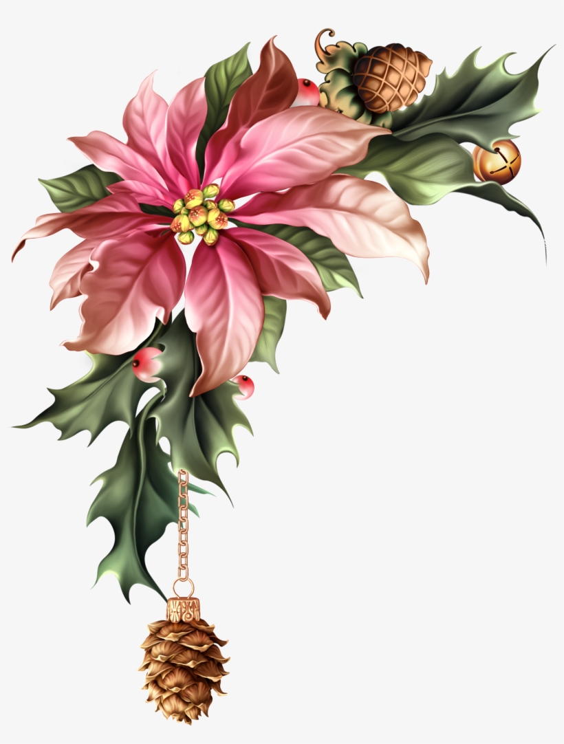 Ornate Christmas Decor Eid, Ribbons, Christmas Cards, - Christmas Day, transparent png download