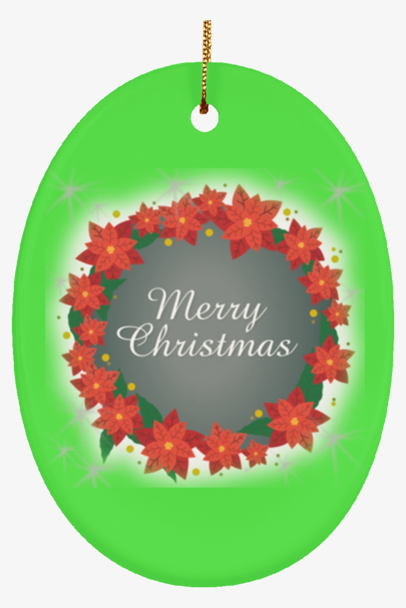 Poinsettia Festive Christmas Tree Decoration New Hanging - Posterazzi Merry Christmas Poster Print By Lauren Gibbons, transparent png download