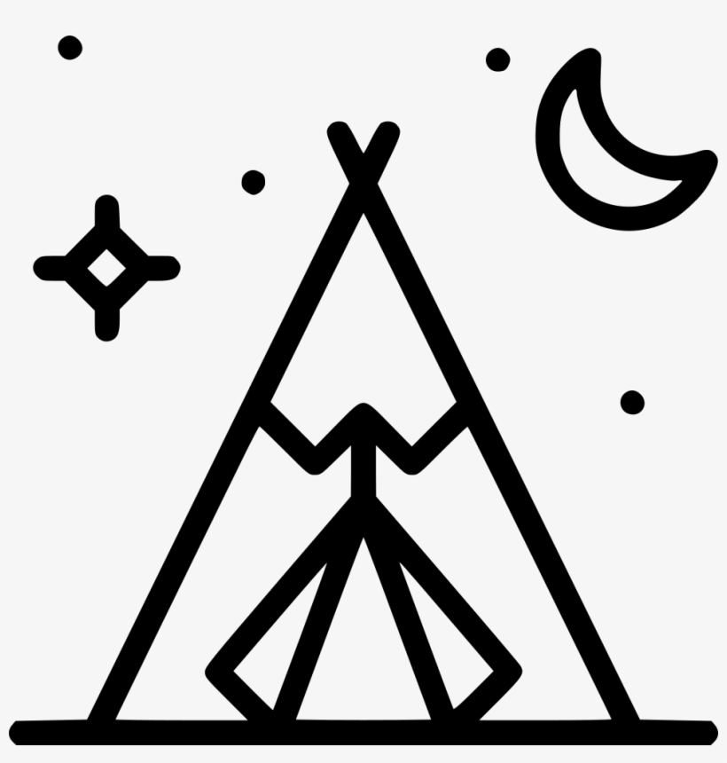 Native American Tent - Clip Art Teepee Tent, transparent png download