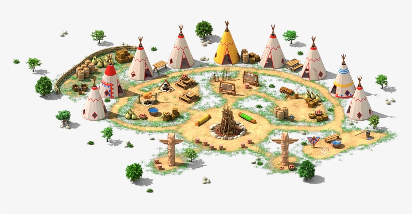 Native American Camp L2 - Christmas Tree, transparent png download
