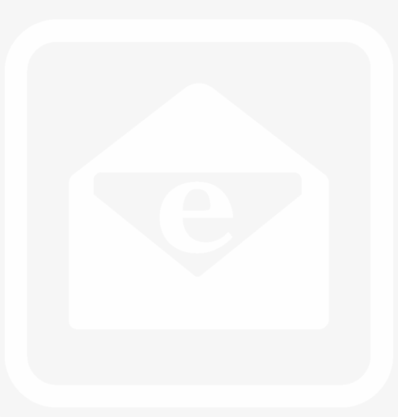 W Email Icon - Icon Email Logo Black White, transparent png download