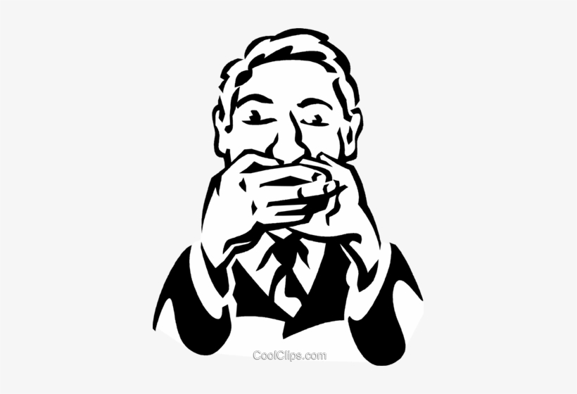 Speak No Evil Royalty Free Vector Clip Art Illustration - Speak No Evil Clipart, transparent png download