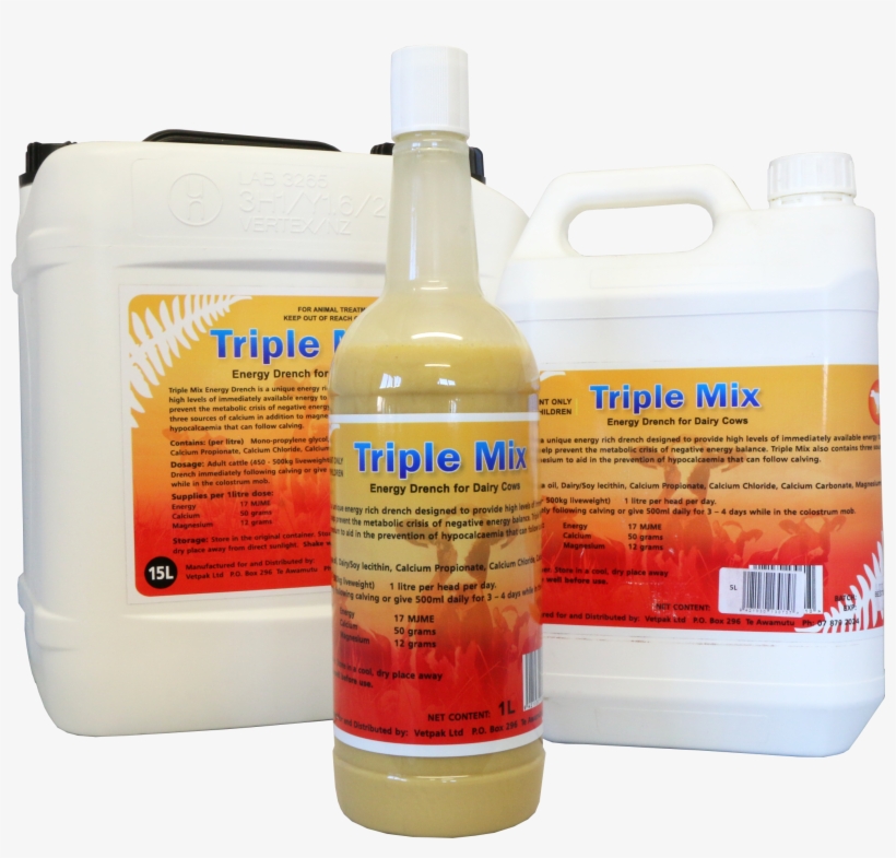 Triple Mix - Plastic Bottle, transparent png download