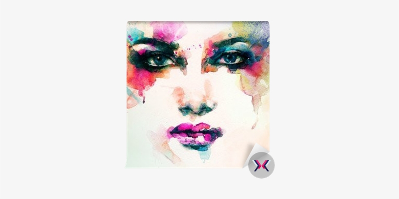 Pixerstick Wall Mural - Watercolour Art, transparent png download