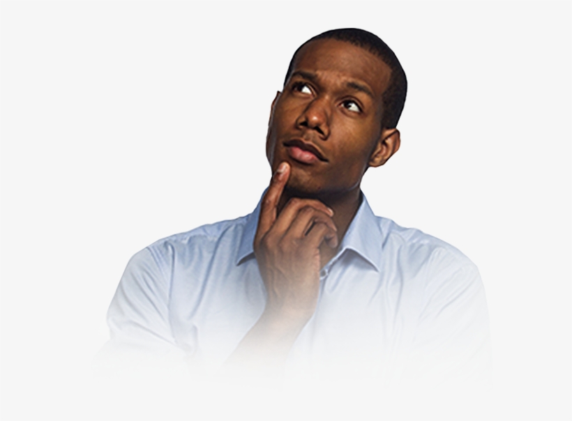 Think About This African Man Thinking Png PNG Image Transparent PNG