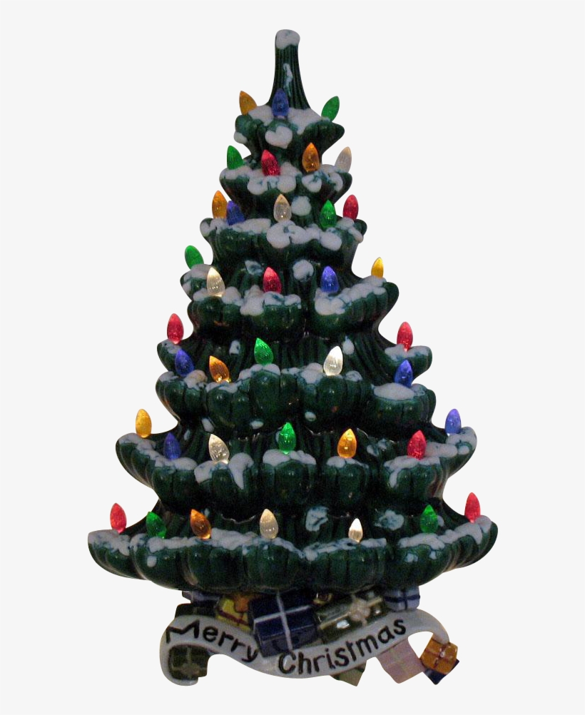 Very Rare Hanging Ceramic Christmas Tree Faux Plastic - Christmas Tree, transparent png download