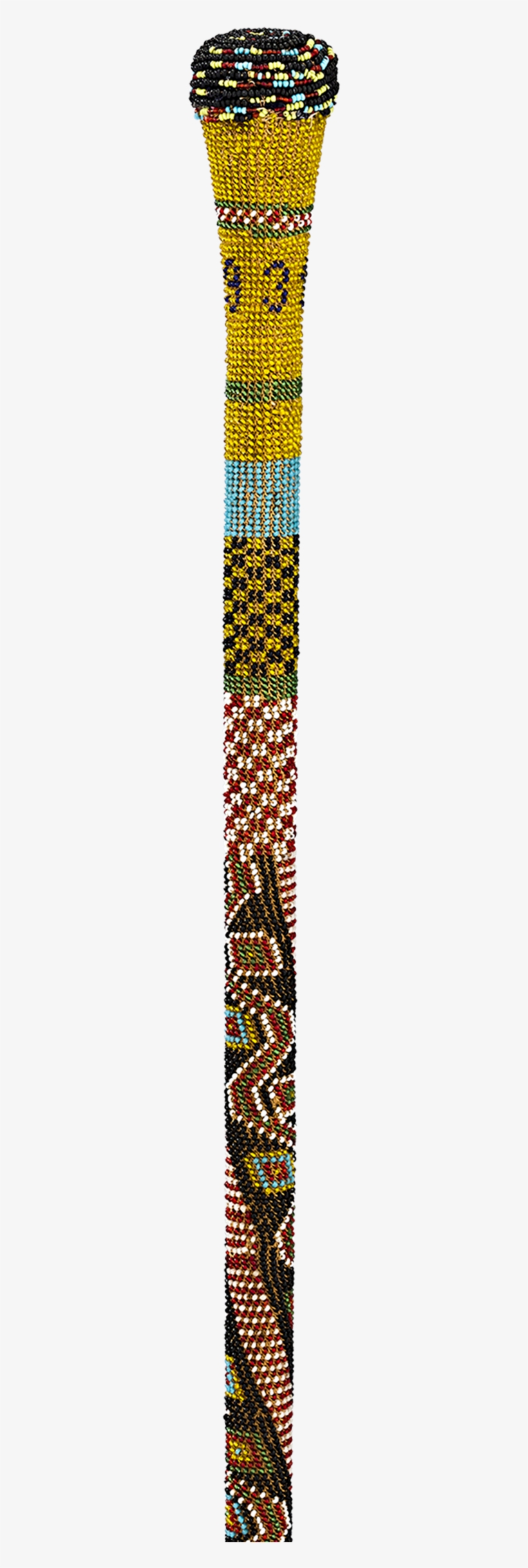 Native American Beaded Cane - Tape Measure, transparent png download