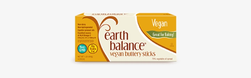 Earthsticks - Earth Balance Vegan Buttery Sticks - 4 Pack, 16 Oz, transparent png download