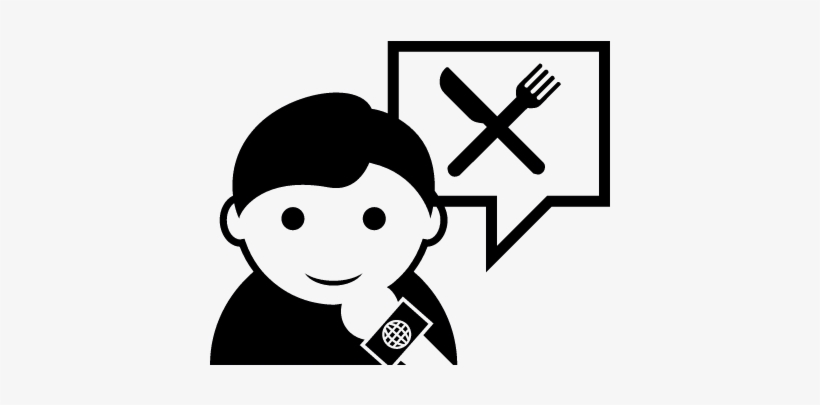 Man Thinking About Eating Vector - Icono Periodista Png, transparent png download