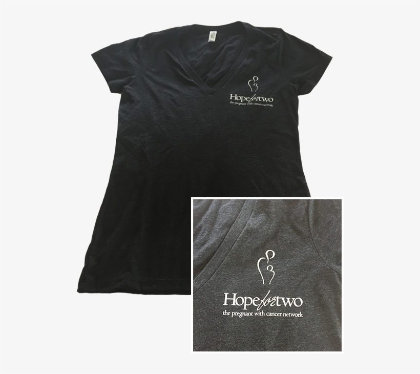 Hope For Two Charcoal Grey T-shirt - T-shirt, transparent png download