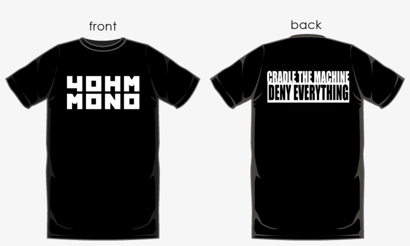 2 Sided Gildan Cotton / 100% Cotton Black T-shirt W/white - Fuck Paragraph 31, transparent png download