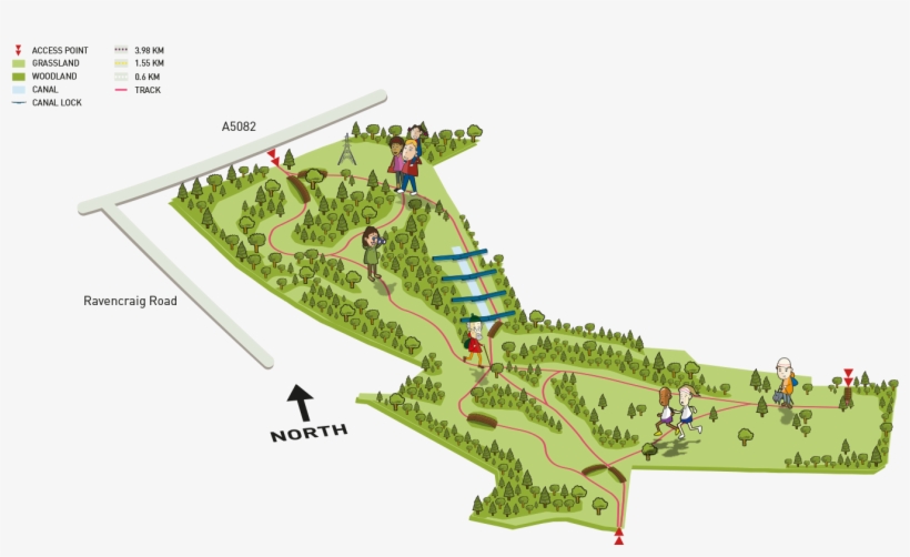 Map Of The Land Trust's Ashtons Field - Ashtons Field, transparent png download